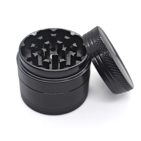 Fesh Fesh - Herb Grinder / Tobacco Grinder (50mm, Black)