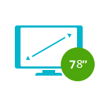 61 to 78 <br> Inch TVs