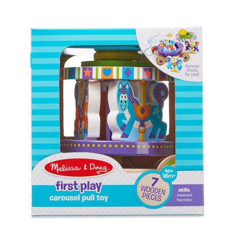 Melissa & Doug Carousel Pull Toy Buy Online in Zimbabwe thedailysale.shop