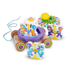 Load image into Gallery viewer, Melissa &amp; Doug Carousel Pull Toy
