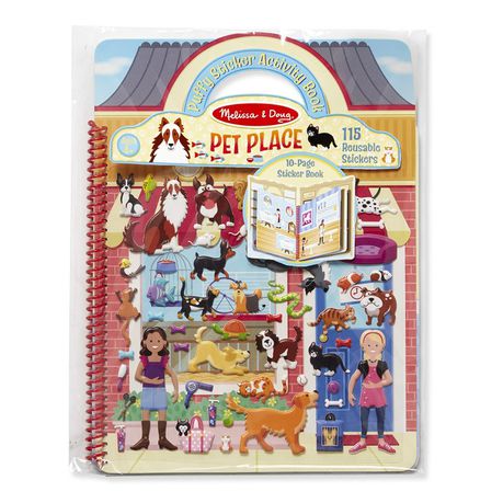 Melissa & Doug Pet Place Puffy Sticker Activity Book Buy Online in Zimbabwe thedailysale.shop