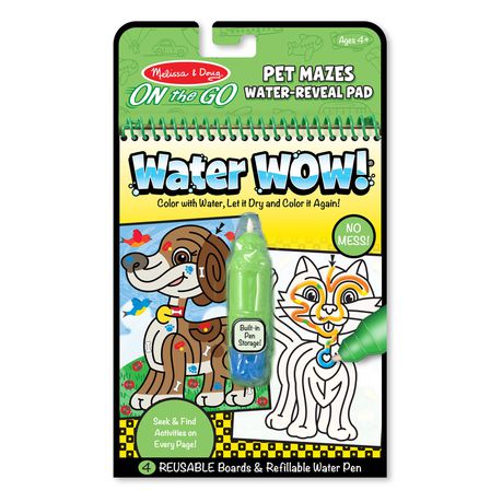 Melissa & Doug Pet Maze Water Wow Buy Online in Zimbabwe thedailysale.shop