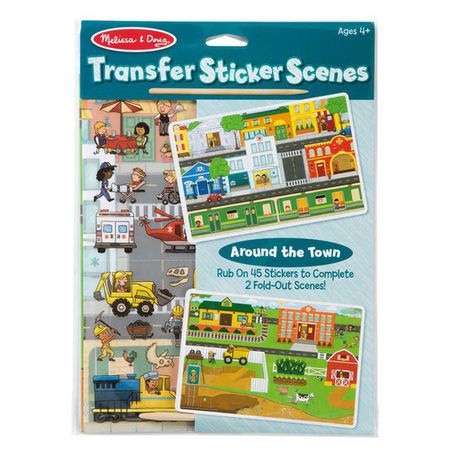 Melissa & Doug Transfer Sticker Set - Around the Town Buy Online in Zimbabwe thedailysale.shop