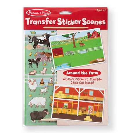 Melissa & Doug All Transfer Sticker Set - Around the Farm Buy Online in Zimbabwe thedailysale.shop