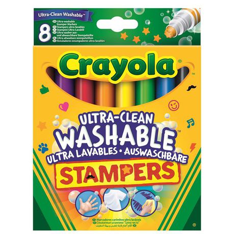 Crayola 8 Ultra Clean Washable Stampers Buy Online in Zimbabwe thedailysale.shop