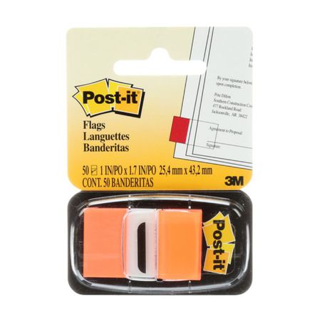 3M Post-it Flag Orange / 50 Flags per pack Buy Online in Zimbabwe thedailysale.shop