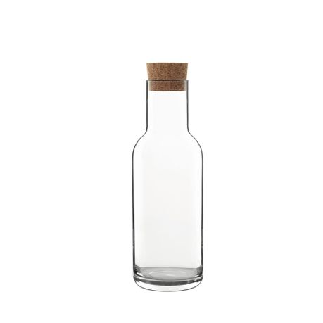 Luigi Bormioli Sublime Carafe with cork stopper 1.0LT Buy Online in Zimbabwe thedailysale.shop