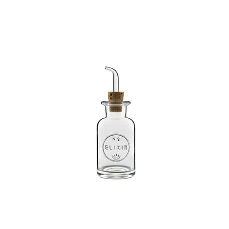 Luigi Bormioli Mini oil/vinegar bottle NA°2 with glass/cork pourer Buy Online in Zimbabwe thedailysale.shop