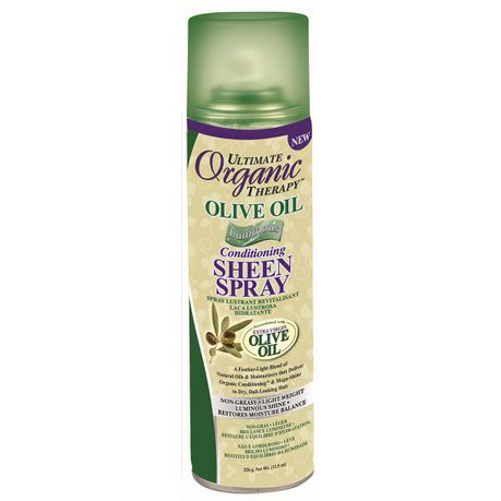 Ultimate Organic Therapy Olive Oil Sheen Spray Buy Online in Zimbabwe thedailysale.shop