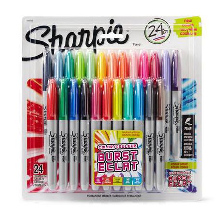 Sharpie - Assorted Colours Promo Pack of 24 Colours Buy Online in Zimbabwe thedailysale.shop