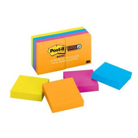 3M Post-it Super Sticky Notes, Rio de Janeiro Collection, Buy Online in Zimbabwe thedailysale.shop