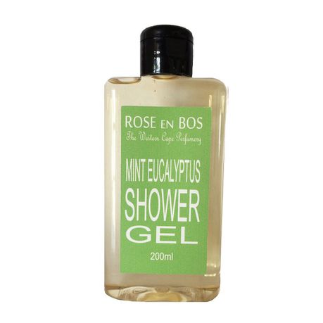 Rose en Bos Mint Eucalyptus Shower Gel - 200ml Buy Online in Zimbabwe thedailysale.shop