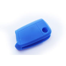 Load image into Gallery viewer, Silicone Car Key Protector for VW Mk7 Flip Key - Blue
