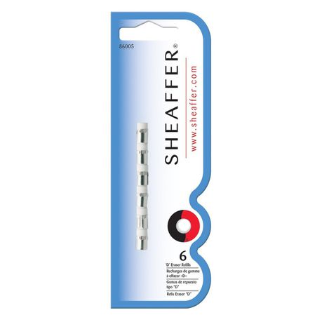 Sheaffer D Eraser Refills 6's