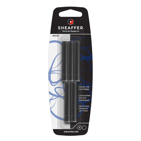 Sheaffer Classic Ink Cartridges 5's - Black