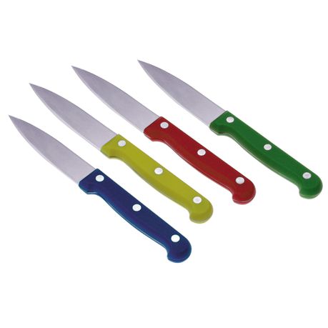 Progressive Kitchenware - Set Of 4 Paring Knives - Blue Buy Online in Zimbabwe thedailysale.shop