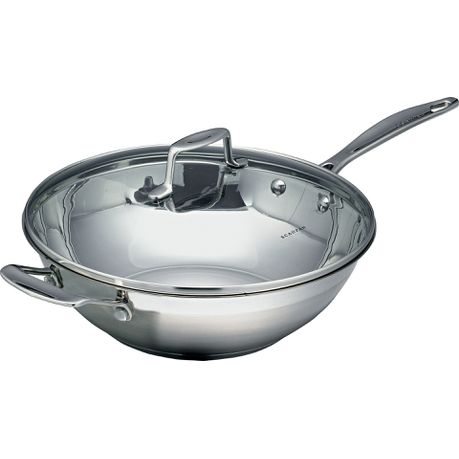 Scanpan - Impact Wok With Lid - 32cm Buy Online in Zimbabwe thedailysale.shop