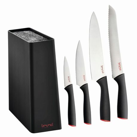 Scanpan - Brund Easy Cut Knife Block Set - Set Of 5 Buy Online in Zimbabwe thedailysale.shop