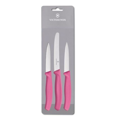 Victorinox - Classic 3 Piece Paring Set - Pink Buy Online in Zimbabwe thedailysale.shop