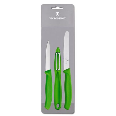 Victorinox - Classic Zest 3 Piece Paring Set - Green Buy Online in Zimbabwe thedailysale.shop