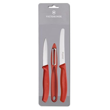 Victorinox - Classic Zest 3 Piece Paring Set - Red Buy Online in Zimbabwe thedailysale.shop