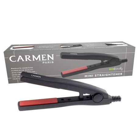 Carmen Mini Straightener - Black Buy Online in Zimbabwe thedailysale.shop