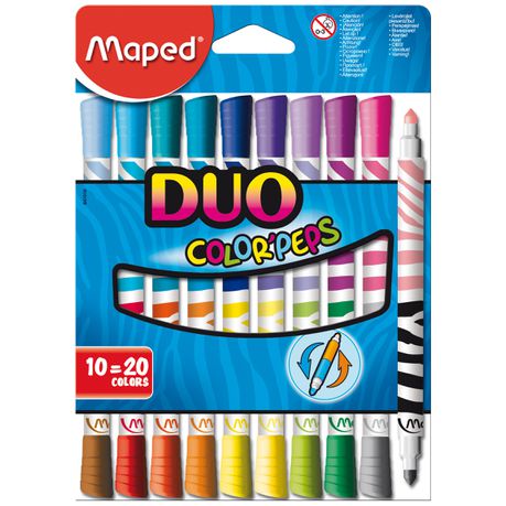 Maped Duo Felt Tips 10's Buy Online in Zimbabwe thedailysale.shop