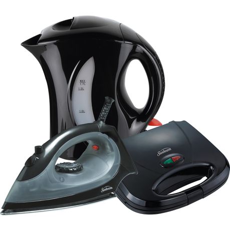 Sunbeam - 3 Pack Iron Kettle & Sandwich Maker Buy Online in Zimbabwe thedailysale.shop