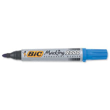 Load image into Gallery viewer, BIC 2000 Permanent Marker Bullet Point - Blue (Box of 12)
