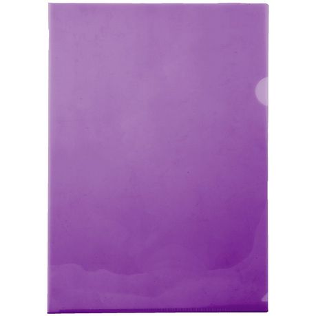 Butterfly Secretarial Folders Pvc 160 - A4 - Violet (Pack Of 10)