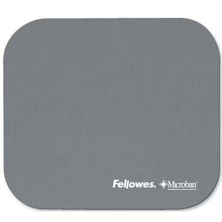 Fellowes Microban Mouse Pad with Anti-bacterial Protection - Silver Buy Online in Zimbabwe thedailysale.shop