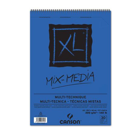 CansonXL Mix Media Spiral bound 30S A3 300G Buy Online in Zimbabwe thedailysale.shop