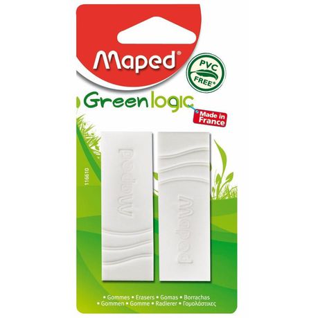 Maped Greenlogic Erasers 2's