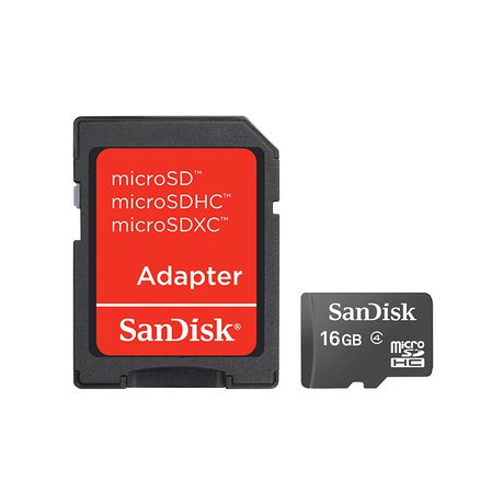 SanDisk 16GB 10 MB/s Micro UHS-l SDHC C 4 SDSDQM-016G-B35A Buy Online in Zimbabwe thedailysale.shop