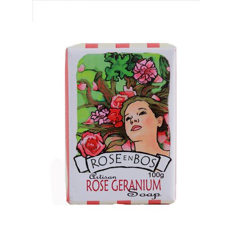 Rose en Bos Rose Geranium Soap - 100g Buy Online in Zimbabwe thedailysale.shop