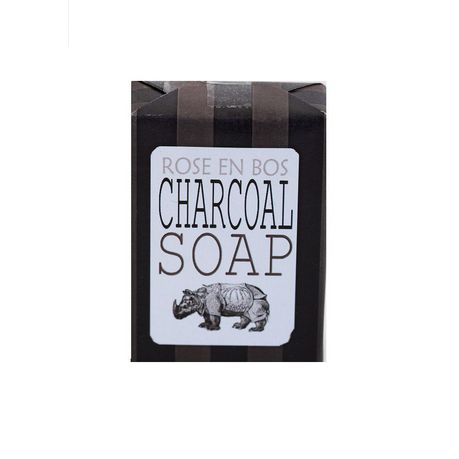 Rose en Bos Charcoal Soap - 100g Buy Online in Zimbabwe thedailysale.shop