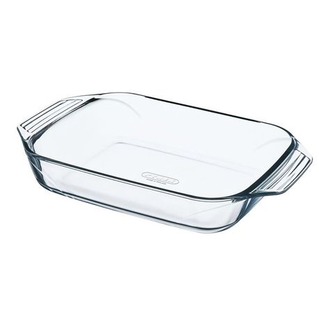 Pyrex - Optimum Glass Rectangular Roasters - 1.4 Litre