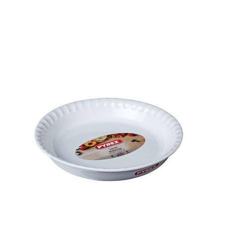 Pyrex - 25cm Supreme Ceramic Piedish - White Buy Online in Zimbabwe thedailysale.shop