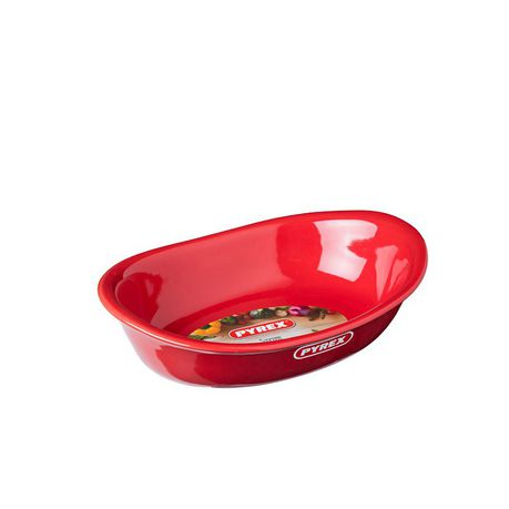 Pyrex - 31cm Supreme Ceramic Oval Roaster - Red Buy Online in Zimbabwe thedailysale.shop