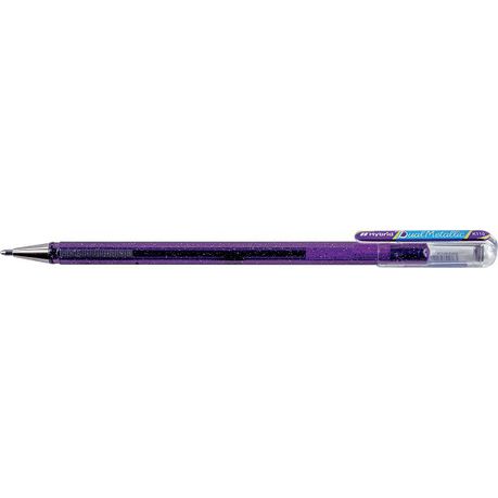 Pentel Hybrid Metallic Gel Grip 0.8mm Pen - Violet