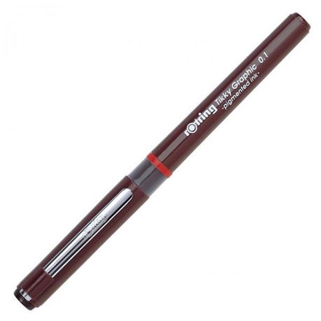 rOtring Tikky Graphic Fineliner Pen - 0,1mm width - black ink