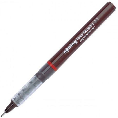 rOtring Tikky Graphic Fineliner Pen - 0,5mm width - black ink