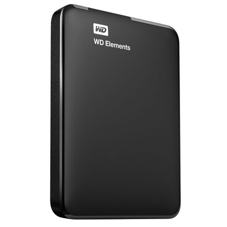 WD Elements 2.5 Inch Portable Hard Drive - 1TB - Black