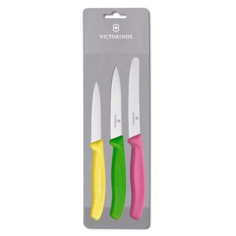 Victorinox - 3 Piece Prism Paring Knife Set - Multi-Coloureded Buy Online in Zimbabwe thedailysale.shop