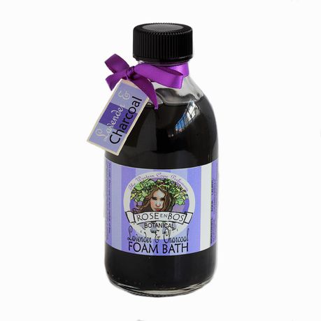 Rose en Bos Charcoal and Lavender Foam Bath - 200ml Buy Online in Zimbabwe thedailysale.shop