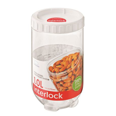 Lock & Lock - Container and Interlock Lid - 1 Litre - White Buy Online in Zimbabwe thedailysale.shop