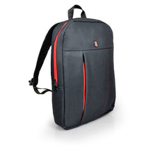 Load image into Gallery viewer, Port Designs PORTLAND 15.6 Slim Laptop Backpack - Black &amp; Red
