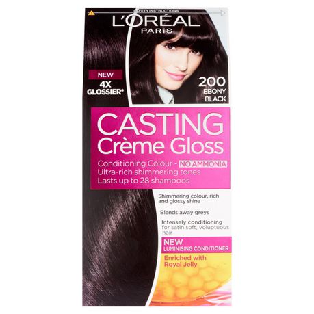 Loreal Paris Casting Creme Gloss - Ebony Black 200 Buy Online in Zimbabwe thedailysale.shop