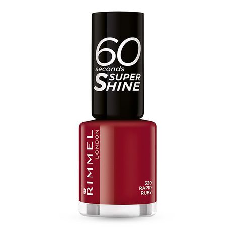 Rimmel 60 Seconds Super Shine Nail Polish 320 - Rapid Ruby