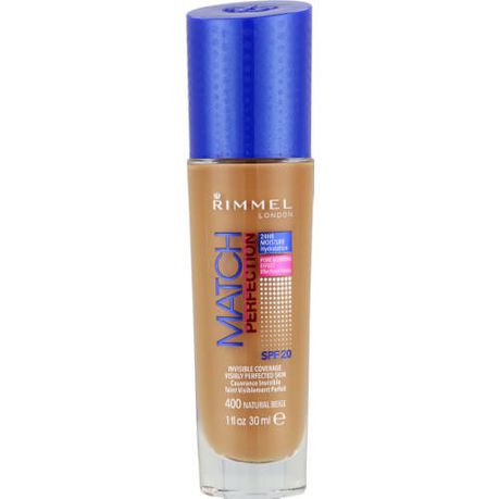 Rimmel Match Perfect Foundation 400 Nat Beige Buy Online in Zimbabwe thedailysale.shop